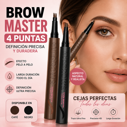 Brow Master 4 Puntas – Definición Precisa y Duradera