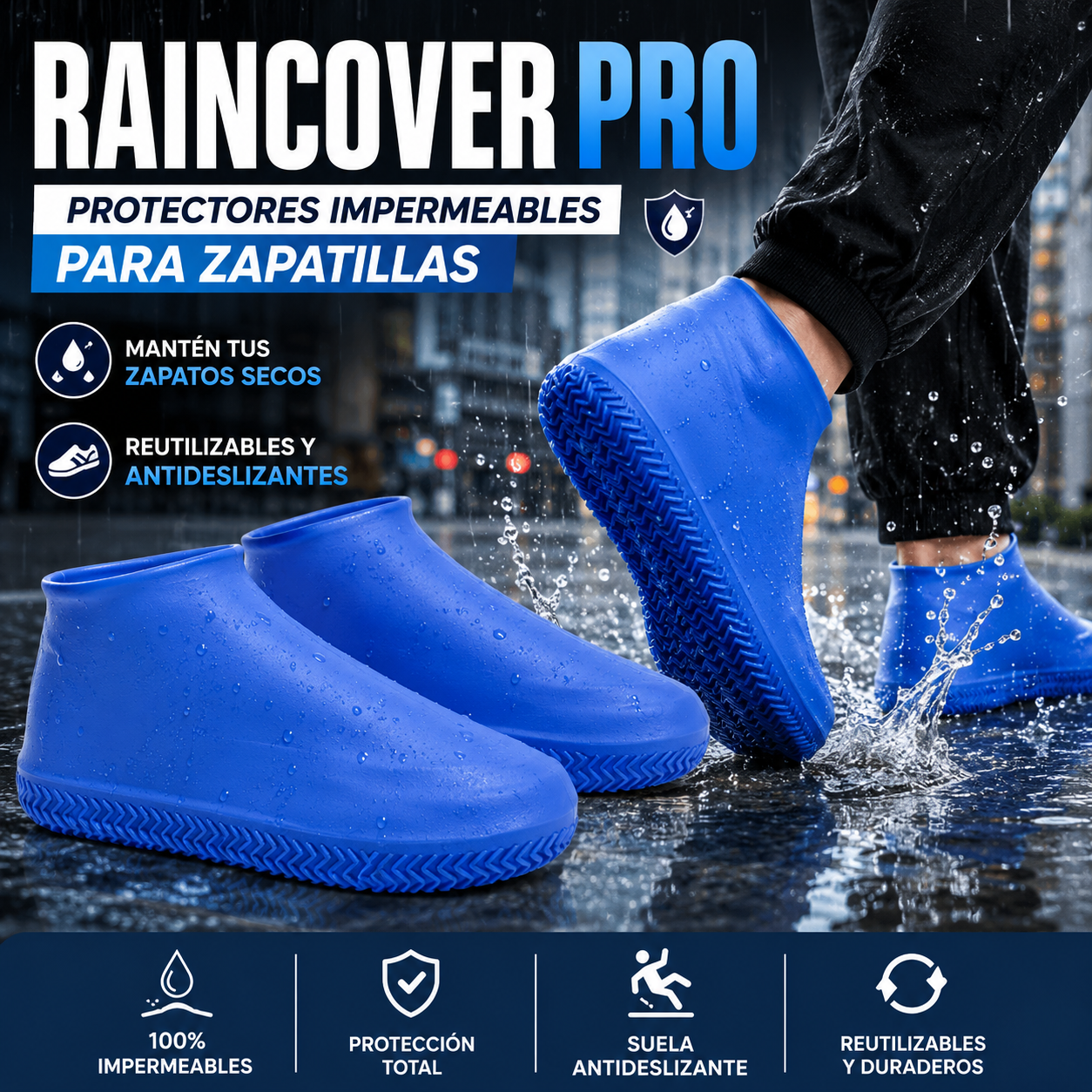 RainCover Pro® – Protectores Impermeables para Zapatillas