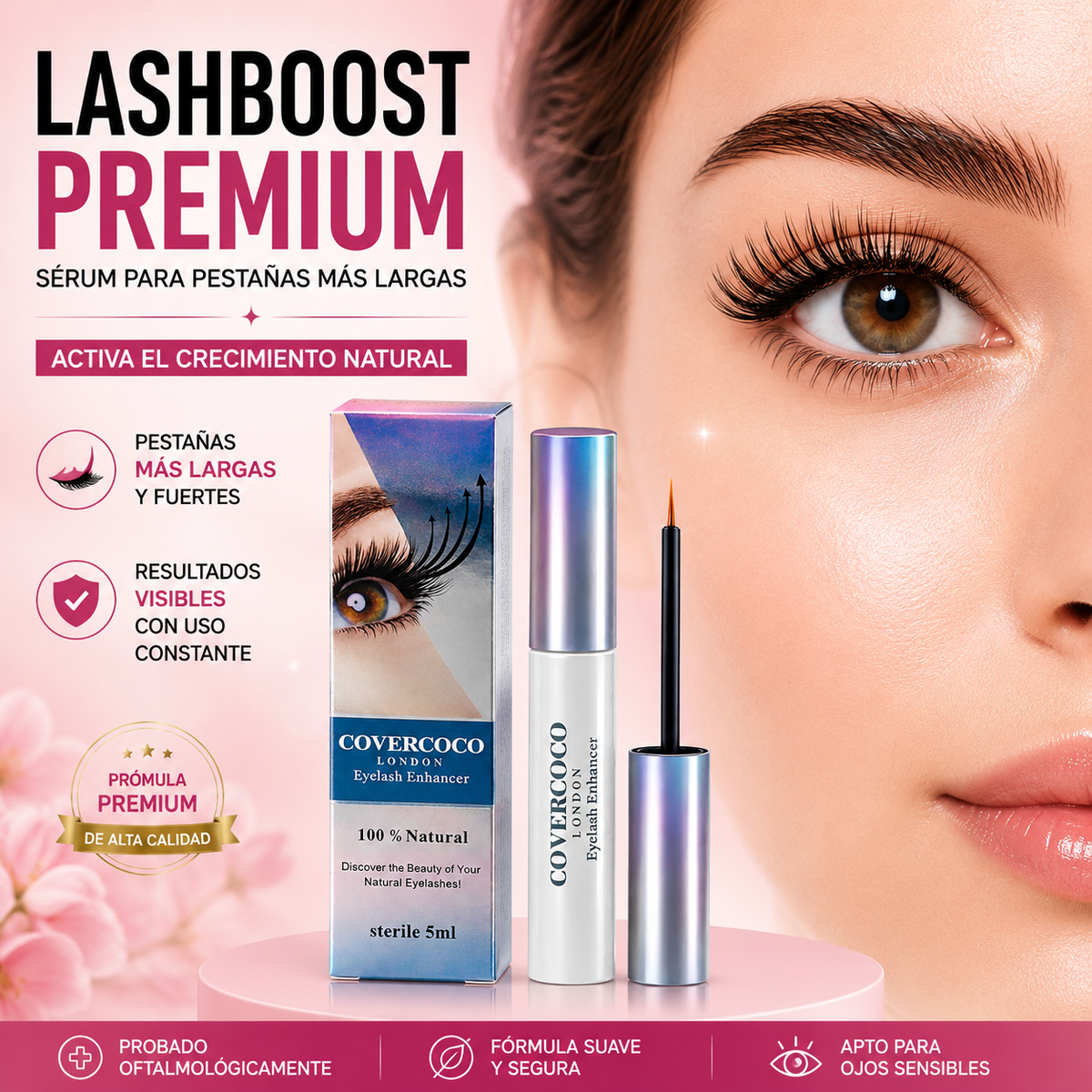 LashBoost Premium – Serum para Pestañas Más Largas
