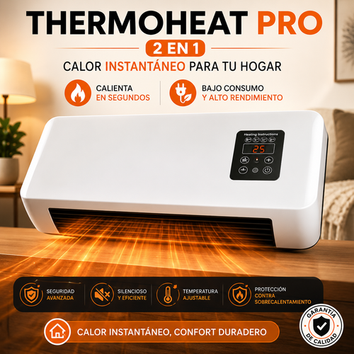 ThermoHeat Pro 2 en 1 Calor Instantáneo para tu Hogar