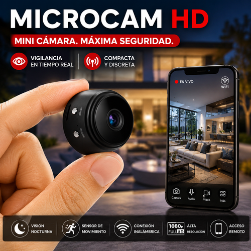 MicroCam HD® – Vigilancia Inteligente y Compacta