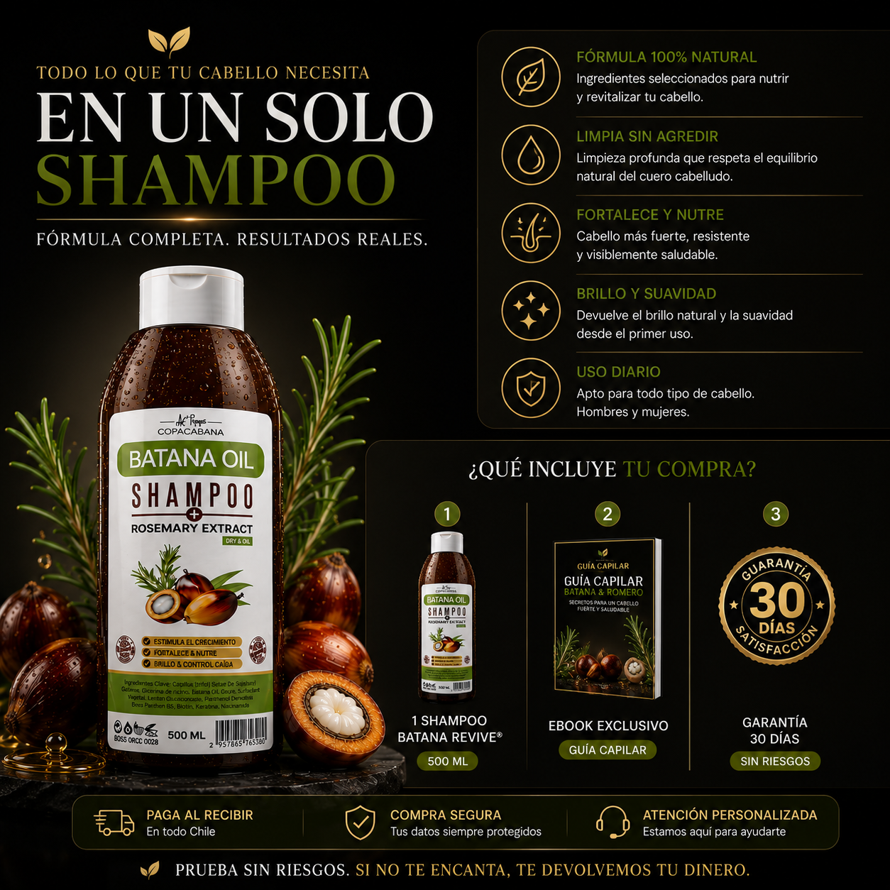 Batana Revive® | Shampoo de Batana para el Cuidado del Cabello