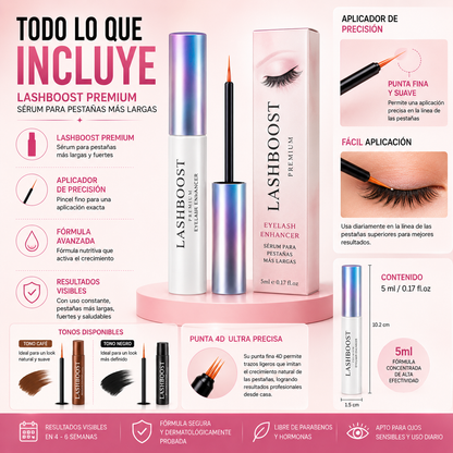 LashBoost Premium – Serum para Pestañas Más Largas