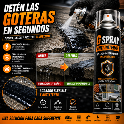 G Spray Anti Goteras – Sellado Impermeable Instantáneo