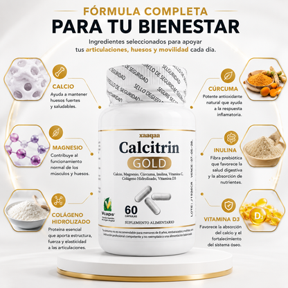 Calcitrin Gold® | Lo que tus rodillas estaban pidiendo