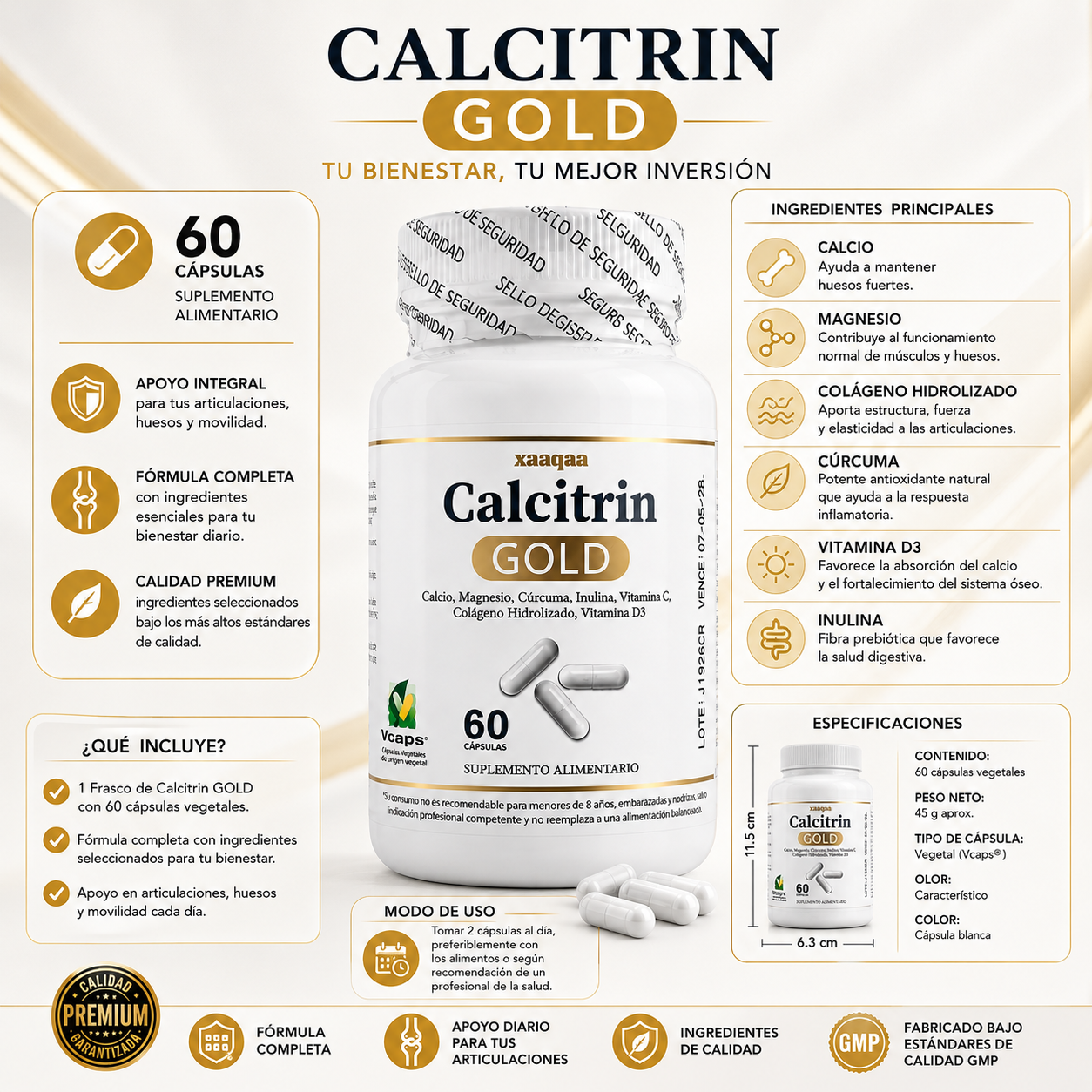 Calcitrin Gold® | Lo que tus rodillas estaban pidiendo