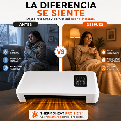 ThermoHeat Pro 2 en 1 Calor Instantáneo para tu Hogar