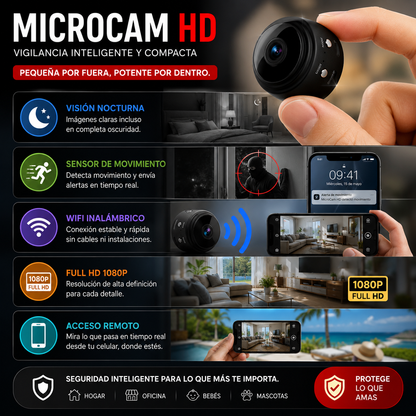 MicroCam HD® – Vigilancia Inteligente y Compacta