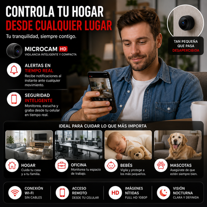 MicroCam HD® – Vigilancia Inteligente y Compacta
