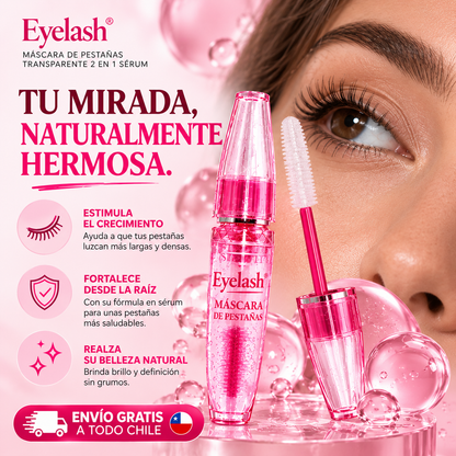 Eyelash Crea® | Máscara de Pestañas Transparente 2 en 1